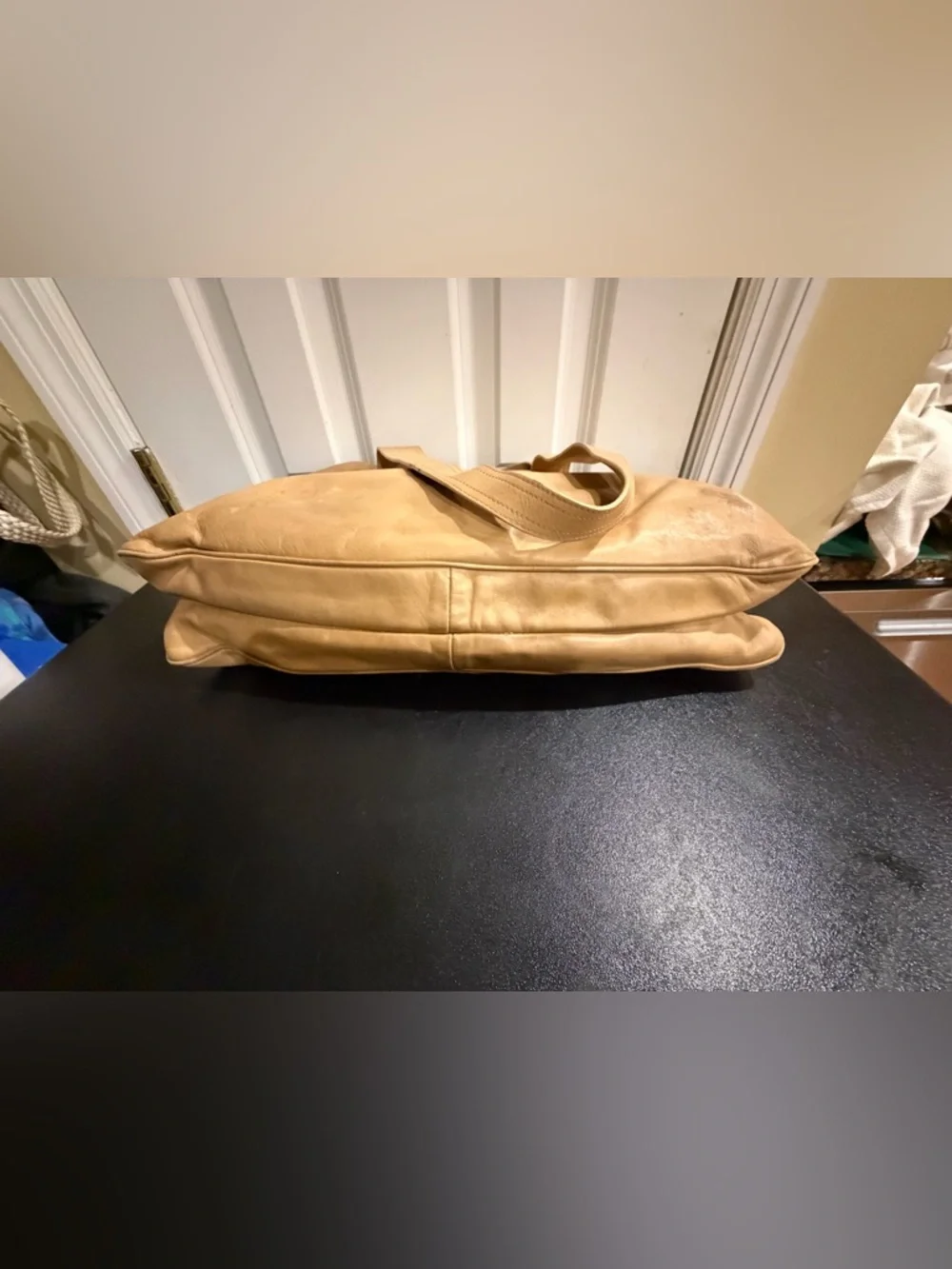 Francesco Biasia Tan Leather Tote bag made in Italy